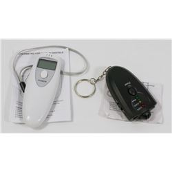 TWO ALCOHOL BREATH TESTERS