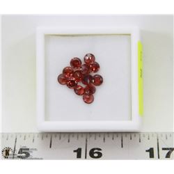 230) GENUINE GARNETS, ROUNDS, APPROX 4 CTS
