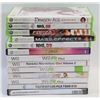 Image 1 : LOT OF VIDEO GAMES INCL XBOX 360 & WII