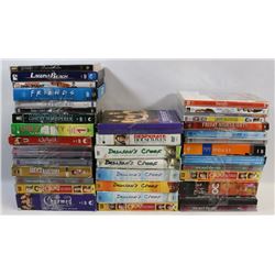 LOT OF 40 TV SERIES DVDS