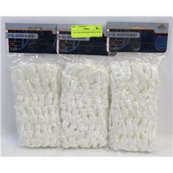 3 ALL WEATHER BASKETBALL NETS
