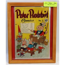PETER RABBIT COMIC, 1949, IN FRAME