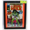 Image 1 : SHE-HULK #1, COLLECTORS COMIC IN FRAME