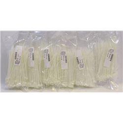 6 BAGS OF 6" NYLON TIES