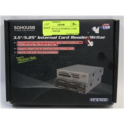 SOHOUSB 3.5/5.25 INTERNAL CARD READER WRITER