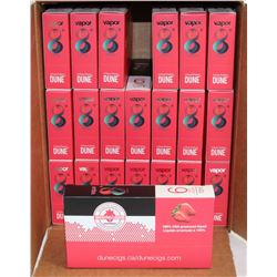 CASE OF 126 DUNE VAPOR STRAWBERRY FLAVOURED