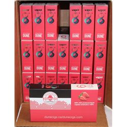 CASE OF 126 DUNE VAPOR STRAWBERRY FLAVOURED