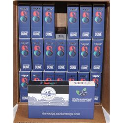 CASE OF 126 DUNE VAPOR BLUEBERRY FLAVOURED