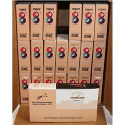 CASE OF 126 DUNE VAPOR VANILLA FLAVOURED