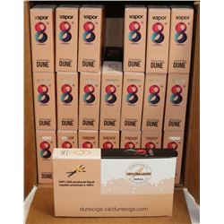 CASE OF 126 DUNE VAPOR VANILLA FLAVOURED