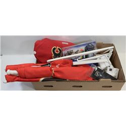 HATS AND NHL CAR FLAGS