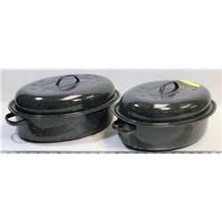 2 UNUSED ROASTER PANS