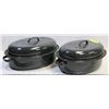 Image 1 : 2 UNUSED ROASTER PANS