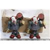 Image 1 : LOT OF TWO EVIL CLOWN FIGURES