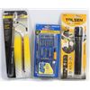 Image 1 : SET OF 3 SEALED TOLSEN ITEMS, 9 PC LONG ARM HEX