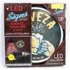Image 1 : LED LIGHT UP 12" BOTTLE CAP WALL DECOR