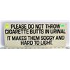 Image 1 : RETRO STYLE WARNING METAL SIGN