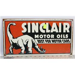 RETRO STYLE SINCLAIR MOTOR OIL METAL SIGN