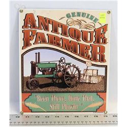 RETRO STYLE ANTIQUE FARMER METAL SIGN