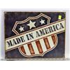 Image 1 : RETRO STYLE MADE IN AMERICA METAL SIGN
