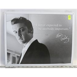 ELVIS PRESLEY QUOTE METAL SIGN
