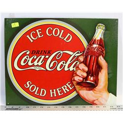 RETRO STYLE COCA COLA METAL SIGN