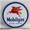 Image 1 : RETRO STYLE MOBILGAS ROUND METAL SIGN