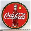 Image 1 : RETRO STYLE COCA COLA ROUND METAL SIGN