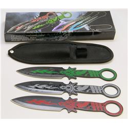 SET OF 3 NEW 7.5" STAINLESS STEEL KNIVES