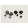 Image 1 : 2 PAIRS OF NEW "DOUBLE THE FUN" SPARKLE BALLS STUD