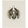 Image 1 : NEW GOTHIC SKULL BIKER RING SIZE: 11