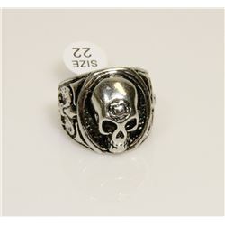 NEW GOTHIC SKULL BIKER RING SIZE: 12