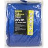 Image 1 : NEW UTILITY 20' X 30' UTILITY TARPAULIN