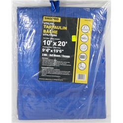 NEW UTILITY 10' X 20' UTILITY TARPAULIN