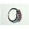 Image 2 : 1) STERLING SILVER RUBY RING