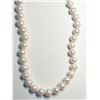 Image 2 : 7) STERLING SILVER FRESHWATER PEARL NECKLACE