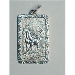 27) STERLING SILVER PENDANT