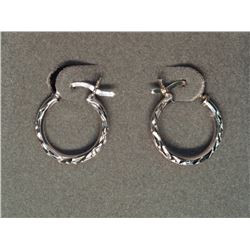 40) STERLING SILVER EARRINGS