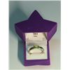 Image 2 : 41) STERLING SILVER PERIDOT RING