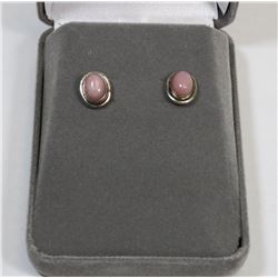 44) STERLING SILVER GEMSTONE EARRINGS