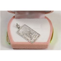 46) STERLING SILVER PENDANT