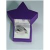 Image 2 : 50) STERLING SILVER DIAMOND RING