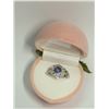 Image 3 : 54) STERLING SILVER TANZANITE RING