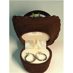 62) STERLING SILVER EARRINGS