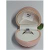 Image 3 : 64) STERLING SILVER TANZANITE RING