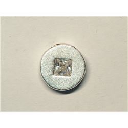 86) STERLING SILVER CUBIC ZIRCONIA PENDANT