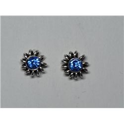 87) STERLING SILVER EARRINGS