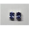 Image 1 : 95) STERLING SILVER TANZANITE EARRINGS