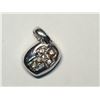 Image 1 : 96) STERLING SILVER CUBIC ZIRCONIA PENDANT