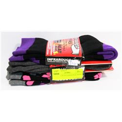 NEW 3 PACK OF LADIES HEAT WAVE SOCKS